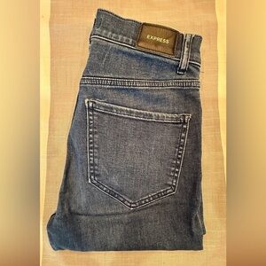 Express Dark Blue Women's Skinny Jeans